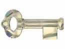 6919  Swarovski Elements-Key Pendant