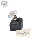 Contour: Silver Ring Daisy- Crystal AB