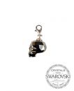 Contour: Silver Pendant Skull 13mm - Metal Light Gold 2X