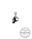 Contour: Silver Pendant Skull 13mm - Silver Night 2X
