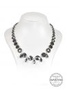 Silver Necklace and Crystals Swarovski