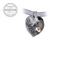 Heart 18mm - Silver Night