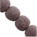 round volcano amethyst 10 mm