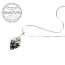 Necklace 23mm Lemon - Mix Crystal, Jet Hem.