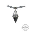 Cone 34mm - Jet, Crystal