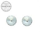 Silver Earrings Rivoli 11mm - Crystal