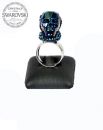 Silver Ring Skull 19mm - Metal Blue 2X