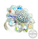 Silver Ring Daisy- Crystal AB