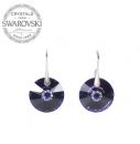 Silver Earrings Sun 19mm - Heliotrope