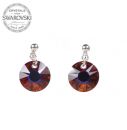 Silver Earrings Sun 12mm - Volcano