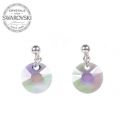 Silver Earrings Sun 12mm - Paradise Shine