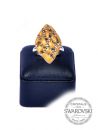 Silver Ring 23mm Web - Golden Shadow