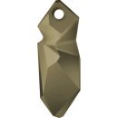 Kaputt Pendant 40mm: Metallic Light Gold