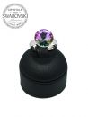 Silver ring Rivoli 10mm - Vitrail Light