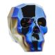 Skull 19mm: Metal Blue 2X